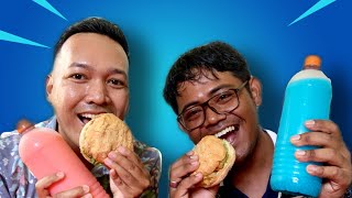 VLOG #13 Reviewing dawet from Dynasty Dawet \u0026 Esteller and crispy chicken burger from Foodzilla.SR