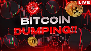 BITCOIN DUMP CONTINUES!!! YOU'VE BEEN WARNED🤯 - LIVE BITCOIN PRICE PREDICTIONS AND ANALYSIS