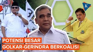 Airlangga-Prabowo Bertemu, Gerindra: Dukungan Golkar bagi Prabowo Penting