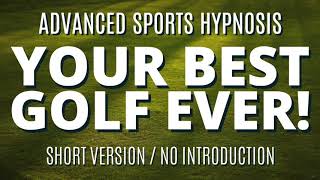 Golf Hypnosis \u0026 Guided Meditation: Hypnosis for golf to play better / dark screen experience