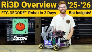 goBILDA® Robot in 3 Days FTC DECODE™ Bot Breakdown
