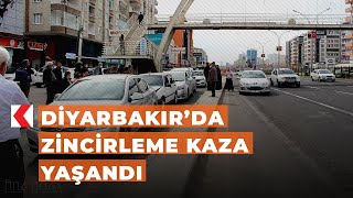 Diyarbakır’da zincirleme kaza yaşandı