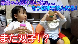 【妊娠報告】パパの第一声「1人やった？」ｗまた双子？それとも三つ子？それでは人数発表ですｗThe pregnancy report