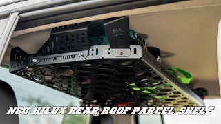 TOYOTA HILUX N80 REAR ROOF PARCEL SHELF How to Install