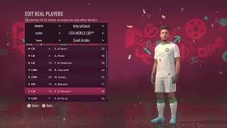 FIFA 23 PS5 - SAUDI ARABIA FACES and RATINGS - WORLD CUP QATAR UPDATE - 4K60FPS GAMEPLAY