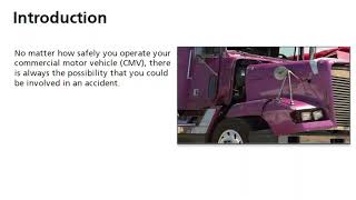 Entry Level Driver Training - Post Crash Procedures