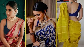 Latest Sleeveless Blouse Collection, Stunning Sleeveless Blouse Designs, Simple Sleeveless Blouses