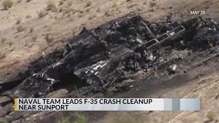 Navy cleaning up after F-35 jet crash in New Mexico