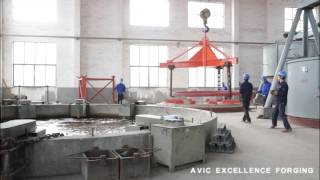 Seamless forged rings heat treatment
