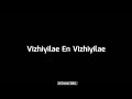 Vizhiyilae en vizhiyilae | Vellithirai | Sad song | Song with lyrics | Black screen | Chitra