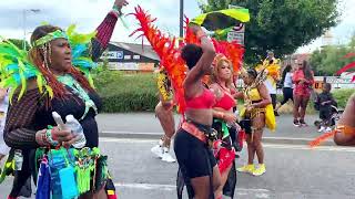 Vibrant Derby Caribbean Carnival Procession 2024   【经典的传统活动】充满活力的2024年德比加勒比狂欢节游行