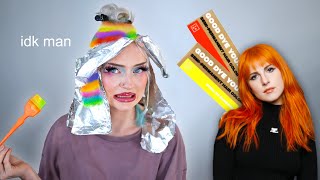 I have to be honest about Hayley Williams hair dye brand…