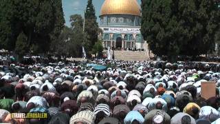 Muslim Prayer on the Temple Mount in 60 Seconds | תפילת מוסלמים בהר הבית