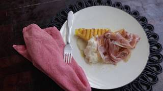 Grilled Polenta with Gorgonzola and Prosciutto Recipe by Tobie Puttock