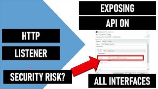 Should you expose APIs on 'All Interfaces (0.0.0.0)'?