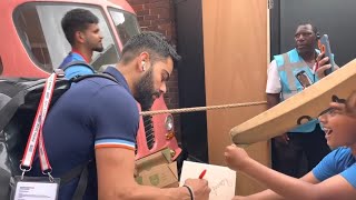 Virat Kohli meets fans and signs autographs at The Oval | India Vs England 1st Odi 2022