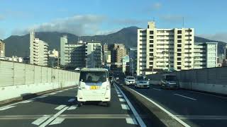 北九州市小倉北区井堀～片野～route10下り（日本一事故の多い交差点通過）