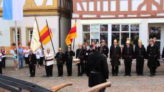 Historische Übung der FFW Eppingen auf dem Stadtfest Möckmühl