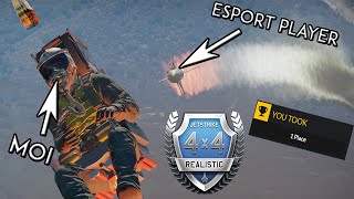 Je me fais CARRY par une team ESPORT en TOURNOI 4v4 avion - War Thunder