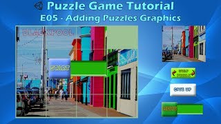How to make a Puzzle Game (E05 Adding Puzzles Graphics) - Unity Tutorial