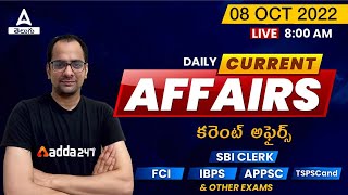 APPSC Current Affairs 2022 | Daily Current Affairs For All Exams | SBI Clerk | FCI | IBPS | APPSC