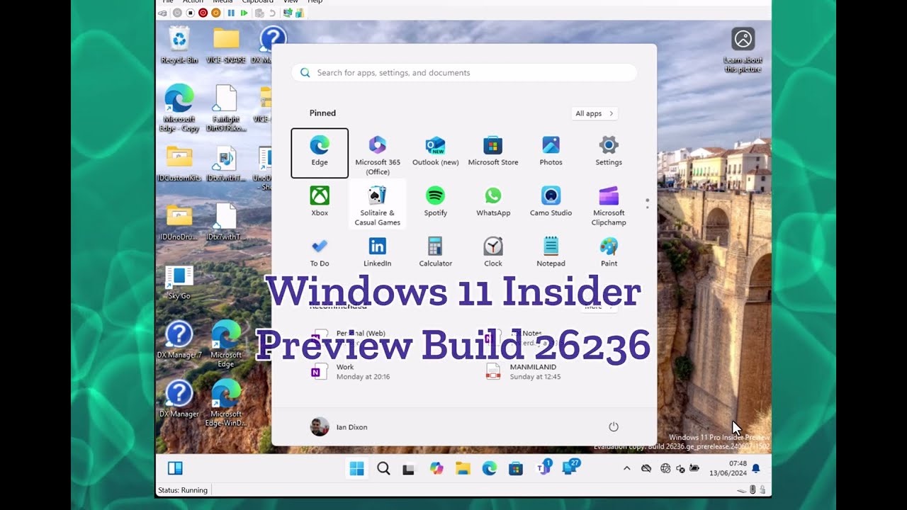 Hands On With Windows 11 Insider Preview Build 26236 - YouTube