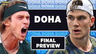 Rublev vs Draper | ATP Doha 2025 Final | Tennis Talk Preview