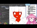 お絵描き配信！色塗りする！　 01【 夢見とびら 新人vtuber】