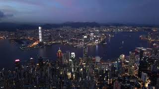 Hong Kong Sunset - 4K - The Peak - DJI Mavic Air 2