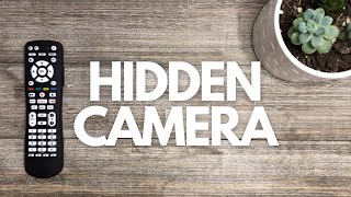 🤳 Remote Control with Hidden Camera Wireless | Portable Mini Spy Camera for Home Security
