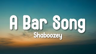 Shaboozey - A Bar Song (Tipsy) (Lyrics Video)