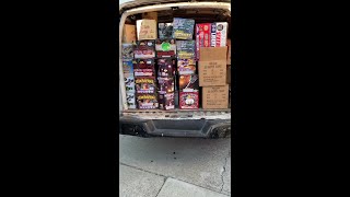 Two men arrested after undercover officers find them selling fireworks out of van in Newark