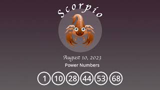 Scorpio horoscope for August 10, 2023