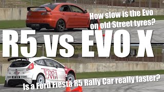 Ford Fiesta R5 (Rally Car) vs Mitsubishi Lancer Evolution X (Road Car) - Which one did it better?