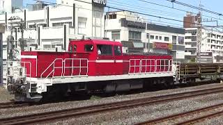 2023年4月4日 DD200-18号機牽引 日鉄チキ 越中島行き9295レ 平井 JR Freight  Longrail carring train by DD200 at Hirai