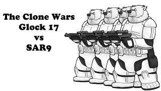 Clone Wars Glock 17 vs SAR9