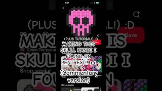 Pt.1 tutorial for kandi skull charm! Pt.2 linked beside title! #kandi #tutorial #howto #diy #ideas