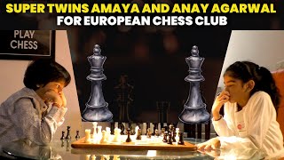 Super Twins Amaya \u0026 Anay Agarwal Selected for Prestigious European Chess Club