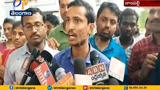 Hostel Welfare Officer Candidates Protest | Demands Release Result | At Nampally