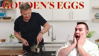 Chef James Reacts to Gordon Ramsay Eggs Reaction