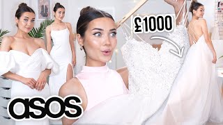 Trying On Wedding Dresses From Asos I Spent 1000