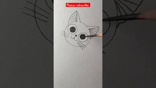Cute cat drawing😺😳🔥🔥#artist #art #drawing #cat #shorts#ytshorts