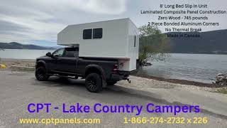 CPT 8' Composite Truck Camper - Lake Country Campers