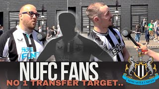 Newcastle United Fans REVEAL their number 1 transfer target is....  #nufc #nufcfans