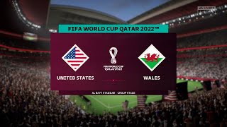 USA vs Wales - FIFA World Cup Qatar 2022 | FIFA 23