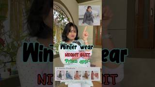 Winter wear night suit 499/- Only 😱 jaldi jaldi lelo #youtubeshorts #winterwear #fashion #viral