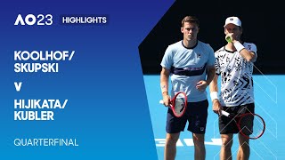 Koolhof/Skupski v Hijikata/Kubler Highlights | Australian Open 2023 Quarterfinal
