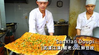 One sale is a whole pot! Wuhan's most popular three fresh bean skin shop Yan Laojiao