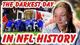 New Zealand Girl Reacts to The Scariest Day In NFL History | Damar Hamlin