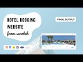 Hotel Booking Website using PHP and MySQL | Final Output